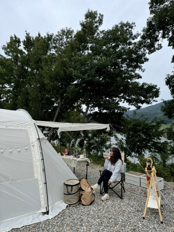 [경기 안성] 10번째 캠핑 기록 - 호수뷰 맛집 레이크202캠핑장