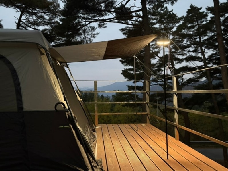 강원도 영월 뷰좋은 구름품은캠핑장 15번 데크, 2박 3일 (2)