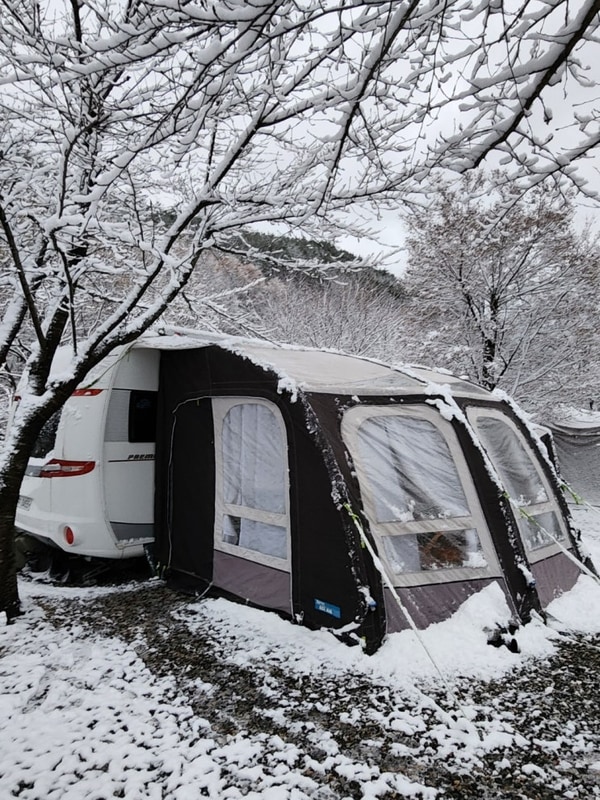 속리산 알프스캠핑장펜션 겨울 캠핑장 추천, 자연 속에서의...