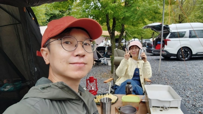 문경 캠핑장 주말 우중캠핑을 즐기고온 리우캠핑장