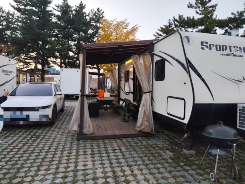 솔향강릉오토캠핑장 아이와 함께한 따뜻한 카라반캠핑 후기⛺