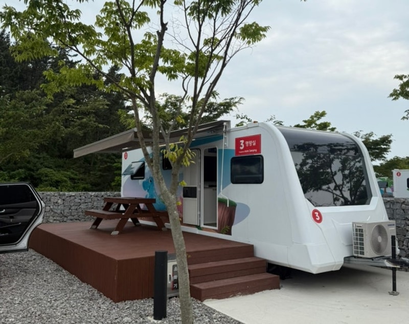 해남 여행 땅끝황토나라테마촌 카라반 해남맛집 칼국수