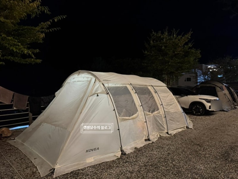 #2 밀양 은하수 리조트 오토캠핑장 방문 후기 - D4 사이트