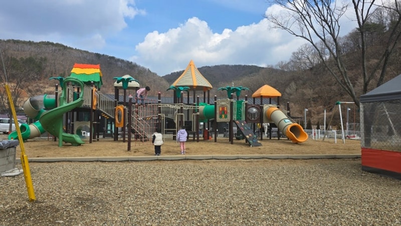 [산내캠핑일기 캠핑장 후기] 경주 가족 캠핑장, 반려견 동반...