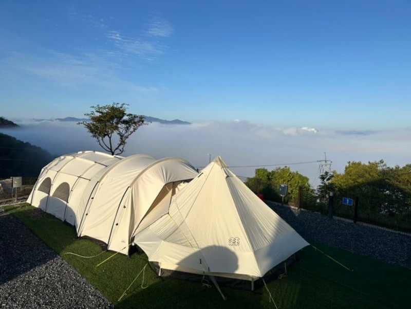 단양여행 보발재 구인사 두번째 단양패러캠핑장