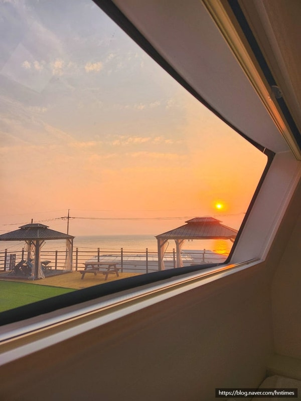 영덕카라반 해돋이 숙소 오션뷰 일출 펜션 스페이스영덕