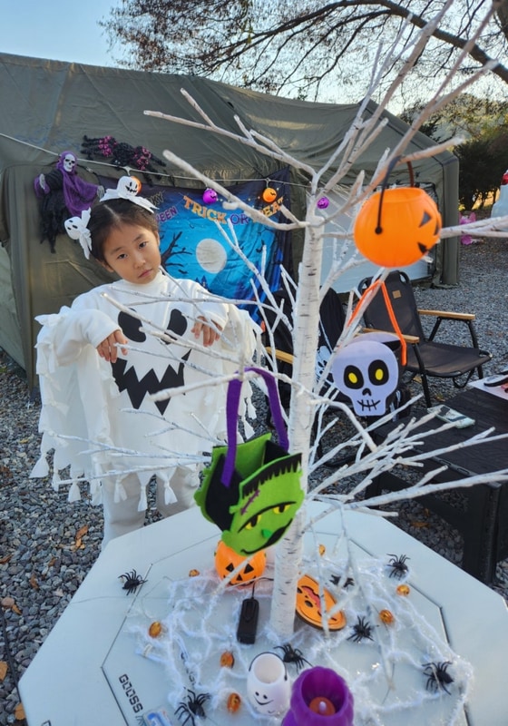 2025년 괴산 도레미캠핑장에서의 할로윈 파티