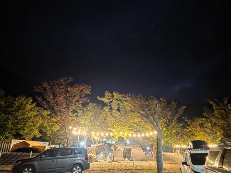 청도 오토 캠핑장 계곡 근처 위치한, 조은자리캠핑장