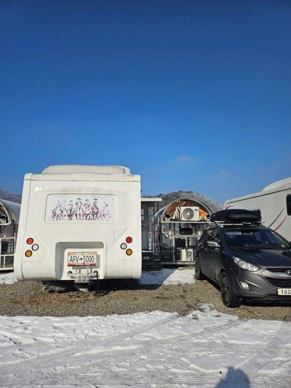 홍천 여행] 홍천강꽁꽁축제 근처 숙소 보또피아 힐링파크 카라반