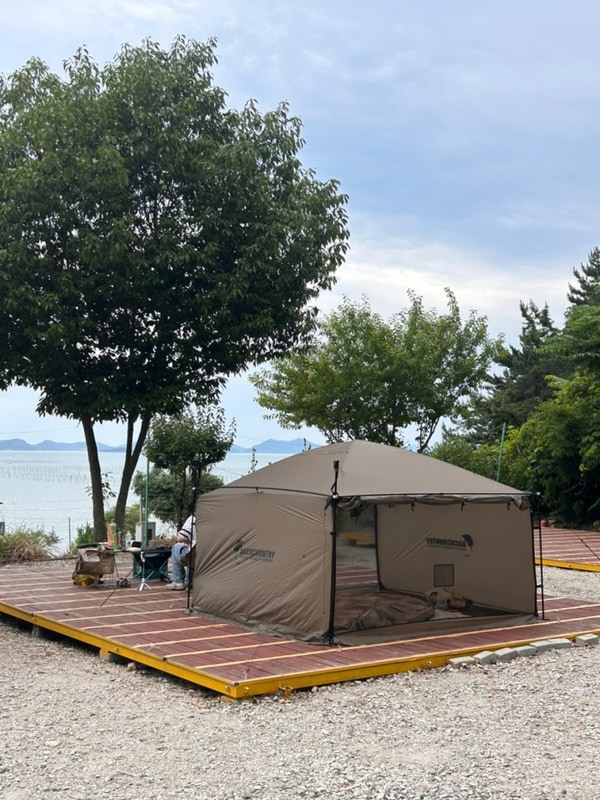 [오토캠핑-장흥 별빛밤바다]수영장 있는 전남 캠핑장추천...