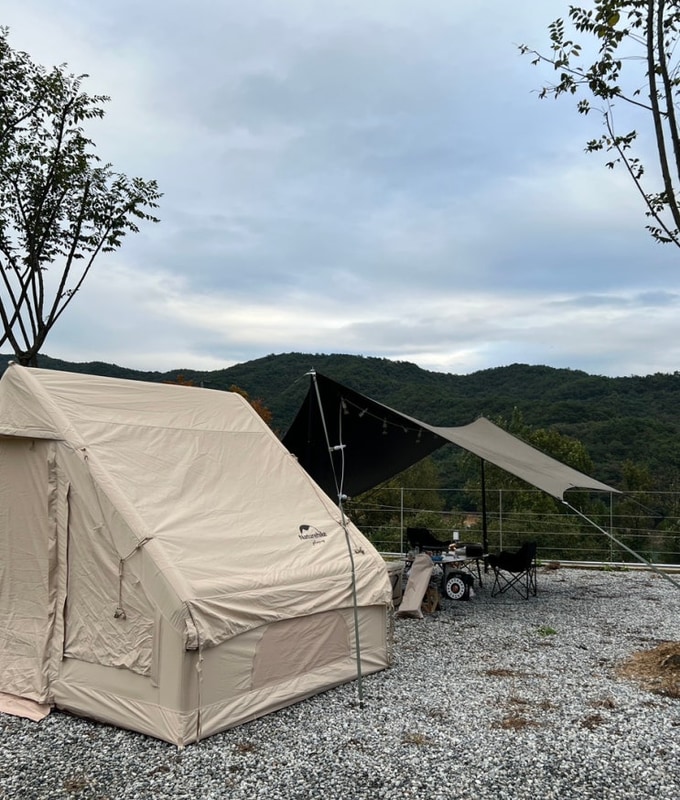 충주호가 보이는 신생 캠핑장, 충주 알프스캠핑장 찐후기