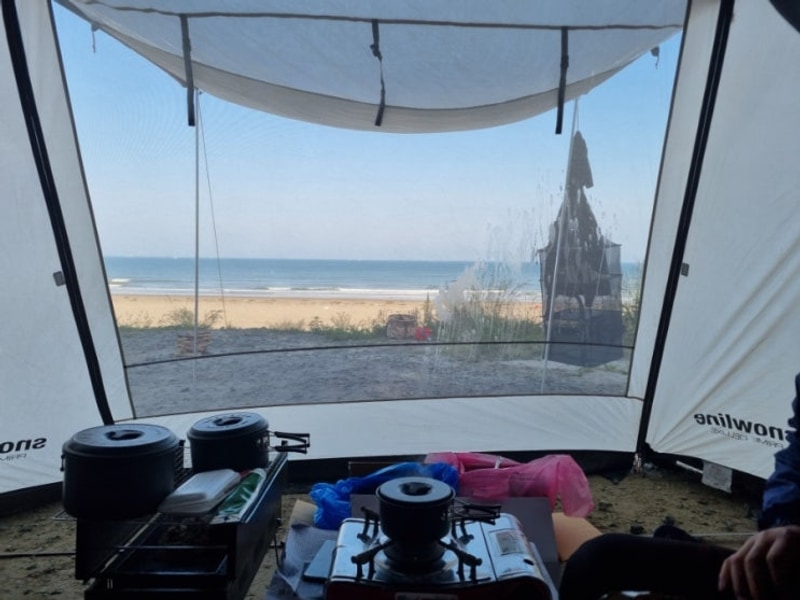 서천춘장대해수욕장 솔내음야영장 바닷가캠핑 힐링