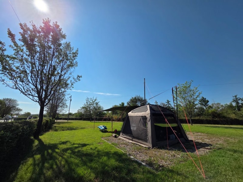 경기 여주 이포보 웰빙캠핑장(대신캠핑장) 넓은 73번 사이트...