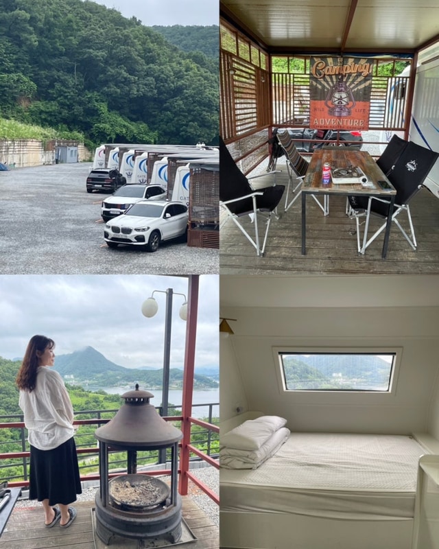 가평글램핑장 추천! 서울 근교 캠핑장 캠프게이트 청평 카라반...