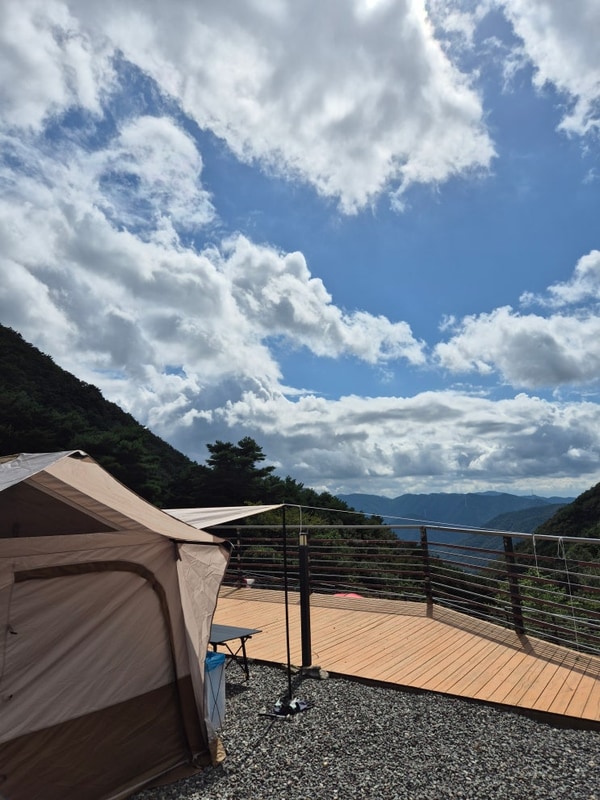 밀양 도래재별빛마을 캠핑장 | A7 사이트