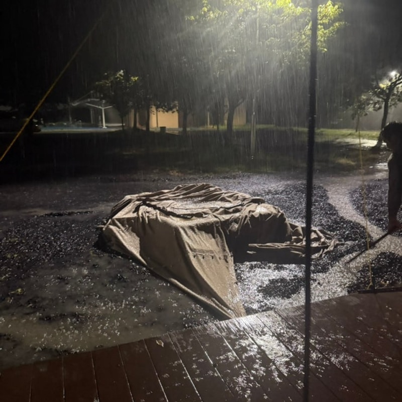 호우경보와 함께 하는 캠핑 / 그리고캠핑장 우정여행 보령캠핑