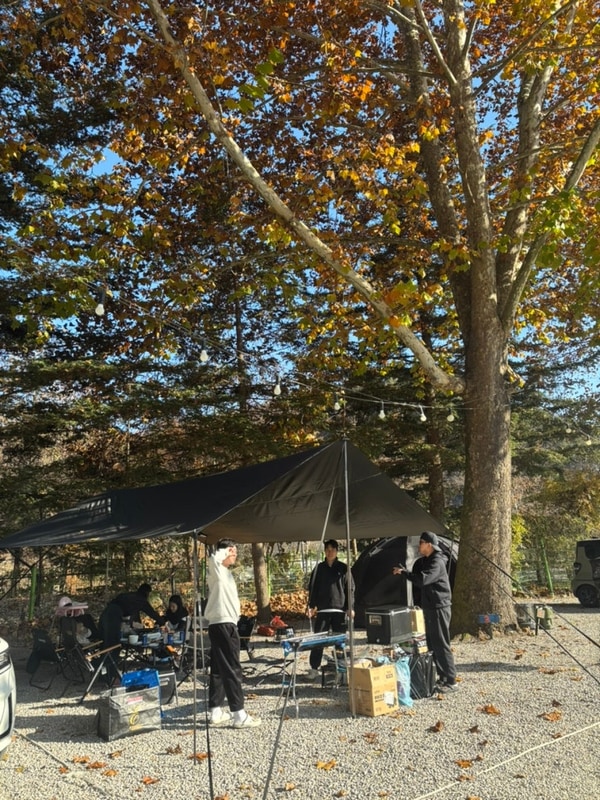 원주 캠핑장/마루노리 캠핑장/세가족의 감성 캠핑 데이트/폐교...