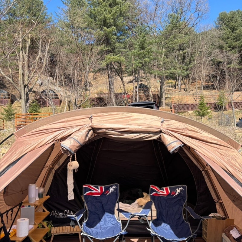 서울 근교 캠핑장 추천 포천 금동휴양림캠프2 후기 :: 봄캠핑을...