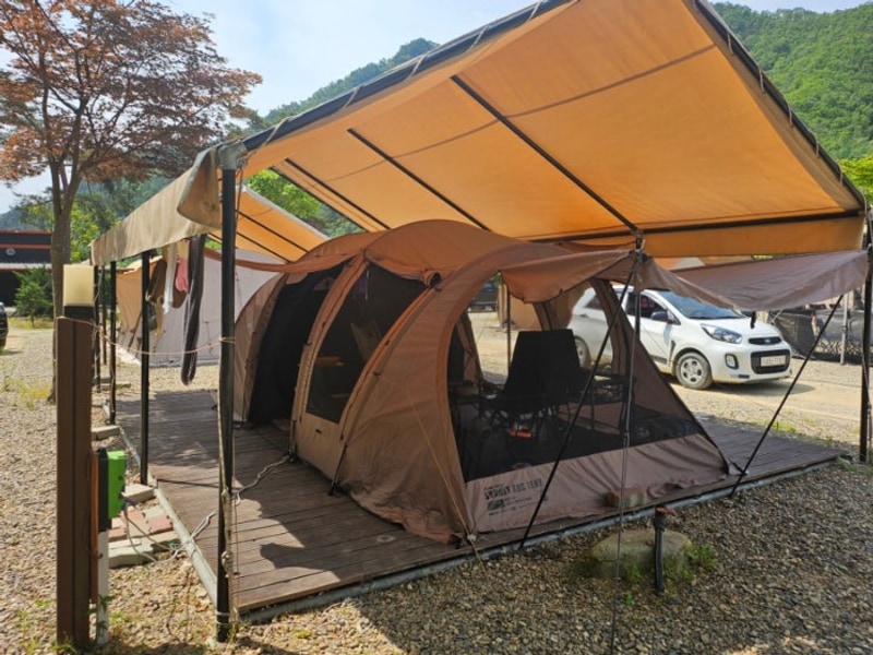 "원주 장터추어탕 캠핑장 후기｜2박 3일 힐링 캠핑! 전기부터...