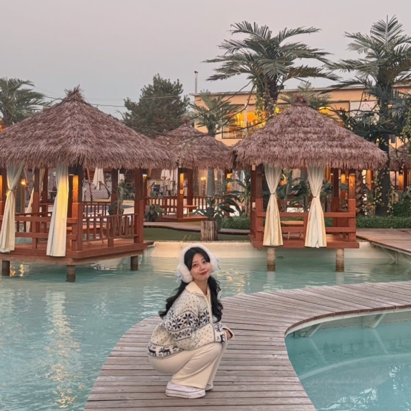 이천 몰디브 그자체인 글램핑장! [인디어라운드]에서 친구들과...