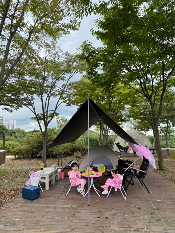 오산 맑음터공원 카라반 7번 솔직한 후기