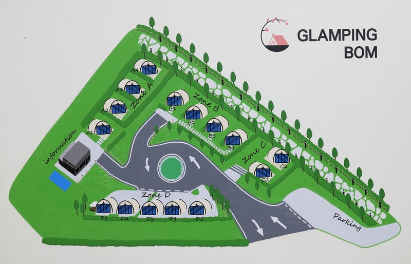 글램핑 봄 배치도 1