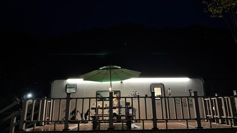 가을 여행, 캠핑, 태백고원힐링캠핑장 카라반....