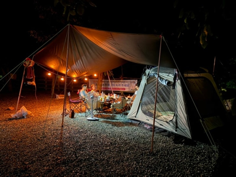 강원도 캠핑 양양 그루터기 캠핑장 10번 사이트