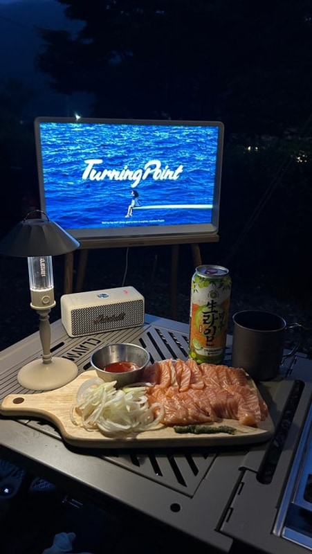 파주캠핑장 플레이랜드캠핑장 그늘 맛집 소규모 캠핑장...