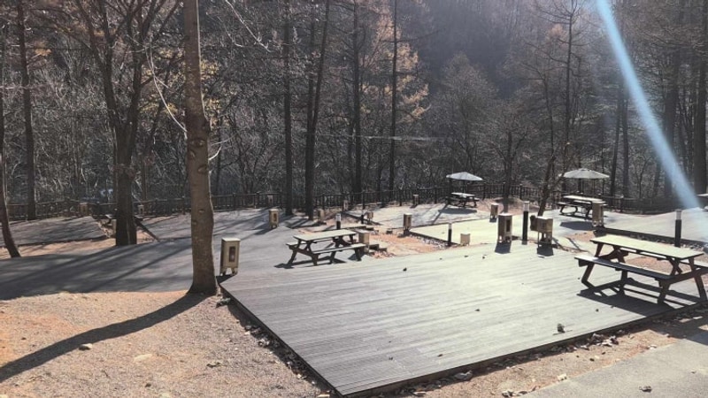 늦가을의 화천 만산동 국민여가캠핑장(feat.이마트루메나)