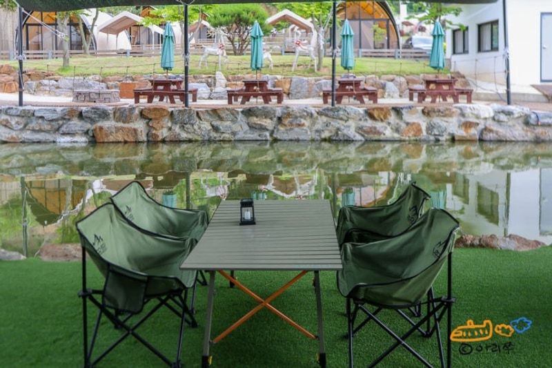 천안 글램핑 폭포 수영장이 있는 대전근교 글램핑 몽키캠핑장