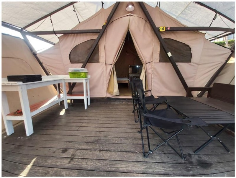 딱 좋은 안면도글램핑 태안 안면도 비비애견동반캠핑장 후기예요