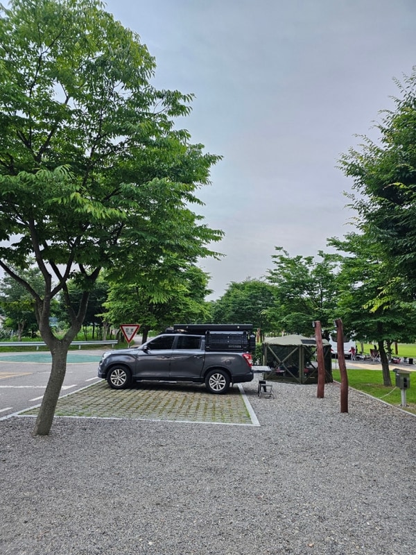 경기 연천 재인폭포오토캠핑장 77번 사이트 이용기(아트비긴...