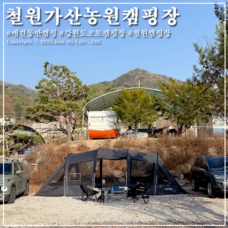강원도오토캠핑장 철원가산농원캠핑장 f.애견동반 캠핑