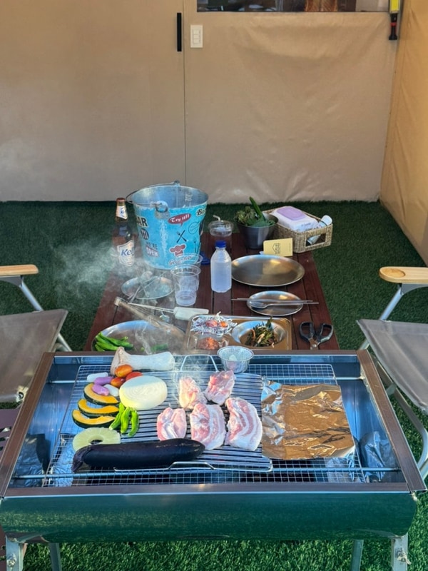 캠프 파지립 | 춘천 글램핑 캠핑 식당