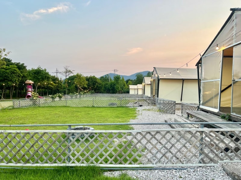 전남 장흥 숙소 [땡땡이글램핑] : 반려견과 함께 가기 좋은...