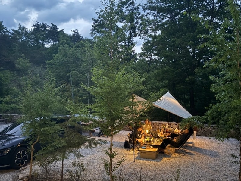 [거창]산중오토캠핑장_숲속사이트 23번, 24번 후기