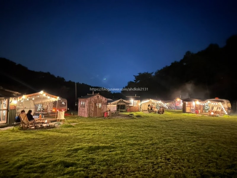 인천 인스타 감성 글램핑 어반티지 글램핑 카라반 펜션 후기