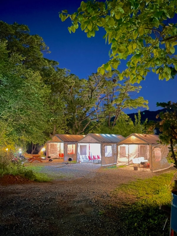 가족 나들이 하기 좋은 안양 “산마을 캠핑장” ️