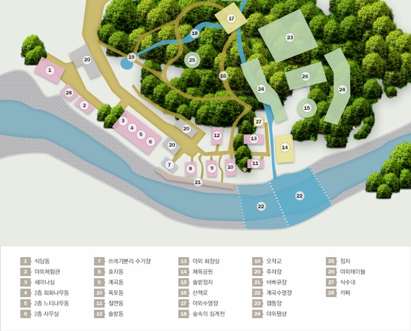 솔내음 캠핑장 배치도 1