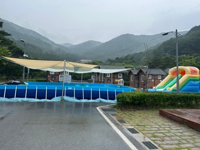 영광 캠핑아이! 국민여가 캠핑장 카라반️물놀이에...