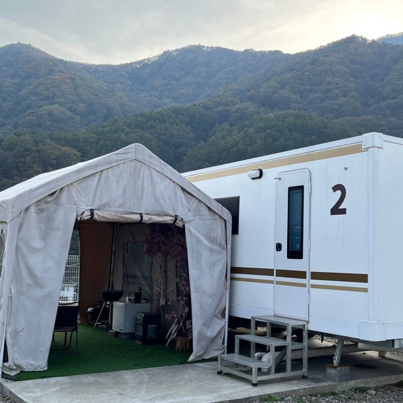 가평카라반 서울 근교 글램핑 추천 가화2372 카라반글램핑