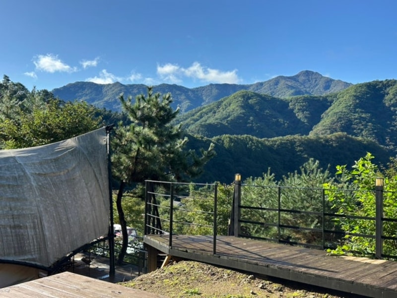 서울근교 가평명지산카라반글램핑 내돈내산 후기