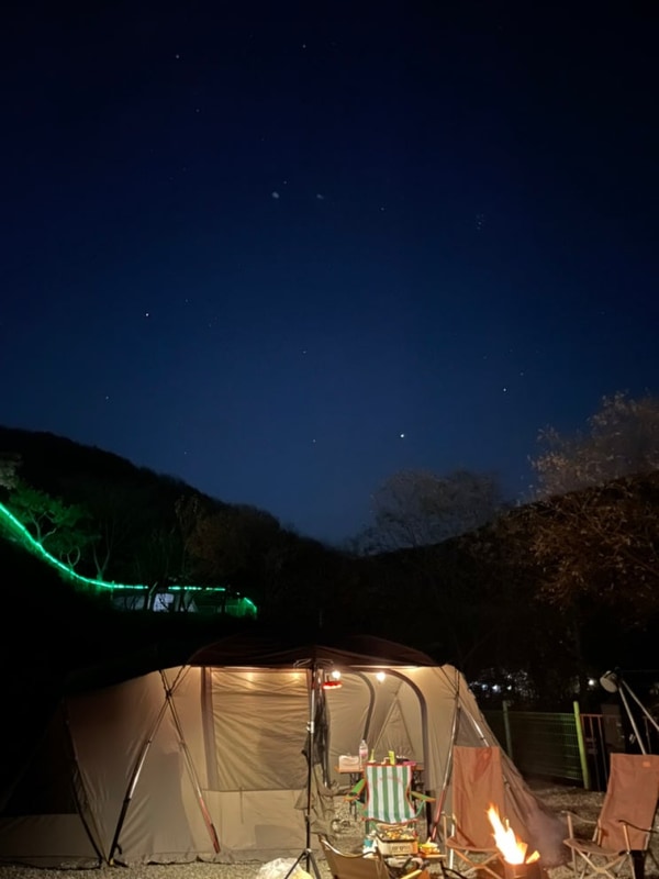 용인 미르힐 캠핑장 / 방방이 옆 두팀전용 사이트 이용 후기