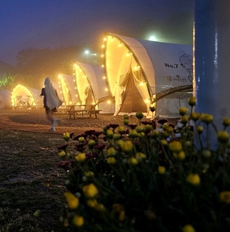 [경남 진주] 가볼만한 곳 월아산 자연휴양림 글램핑장 1박 2일...