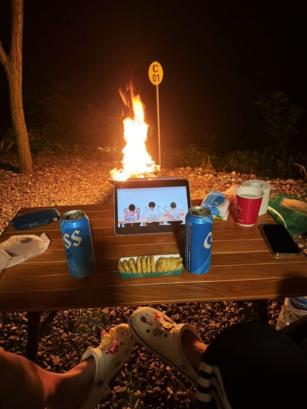 (강원/영월) 신혼여행 마무리 코스는 영월 마루펜션 캠핑장에서