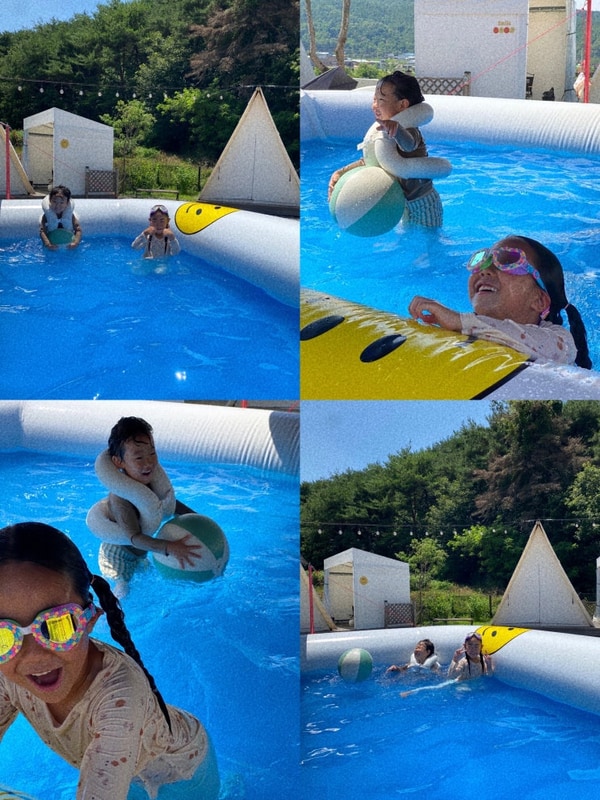 물놀이 캠프닉 칠곡 바베큐수영장 2번연속 다녀온 | 논논캠프