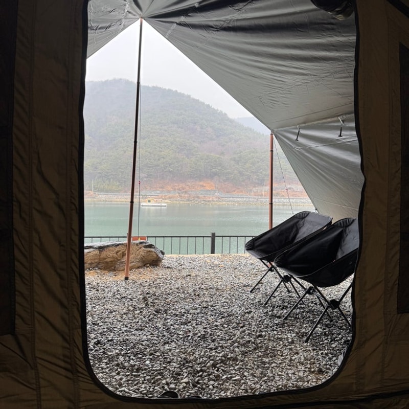 경남 고성 바다뷰 놀터캠핑장