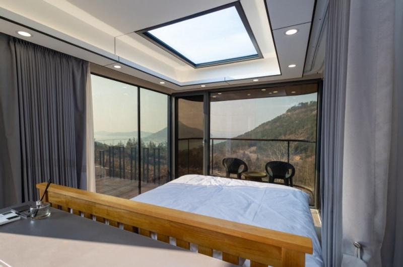 낭만넘치는 고흥카라반 자연과 함께하는 우주선캠프 힐링 공간