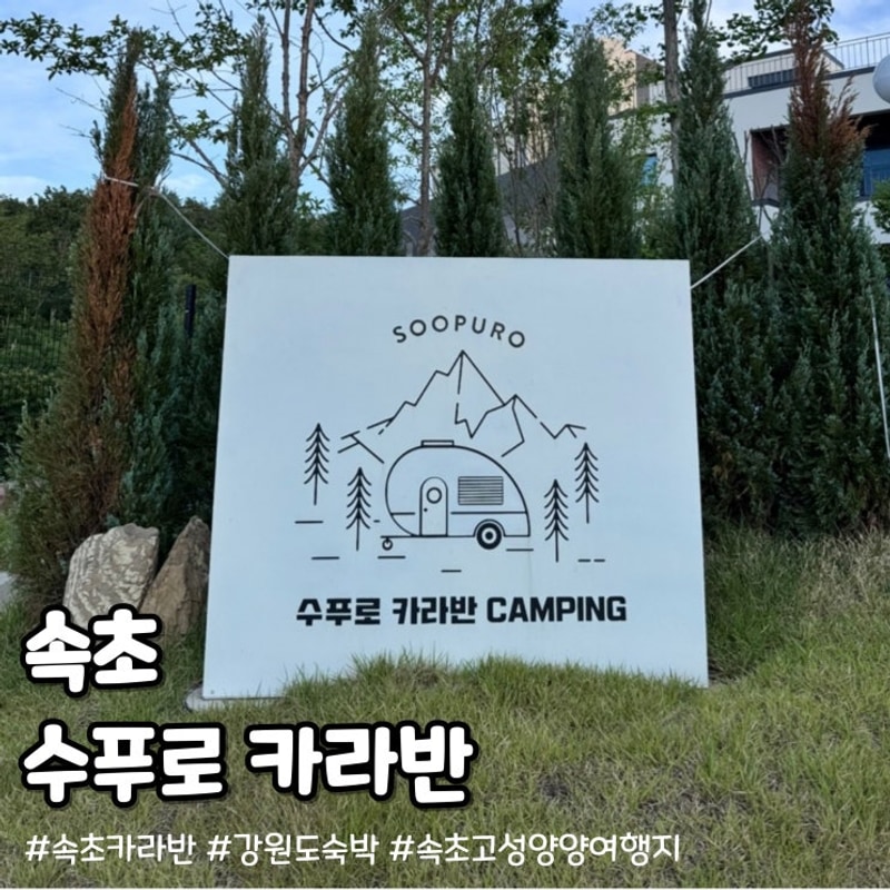 속초/고성/양양 여행 추천-수푸로카라반 강원도 분위기 좋은...